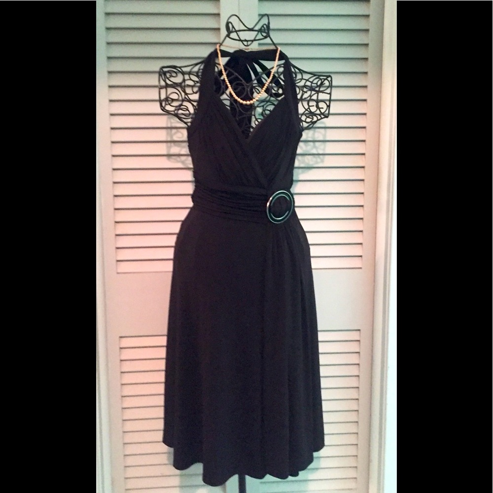 White House Black Market Black Cocktail Dress